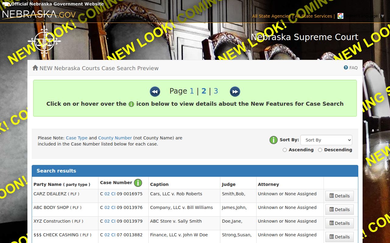 Madison County case lookup official JUSTICE result table
