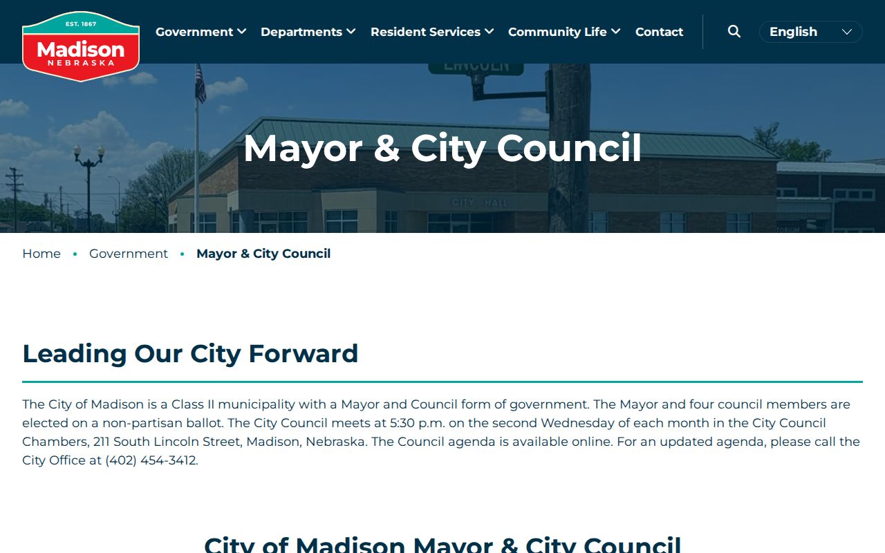Madison County court docket context from the City of Madison government page