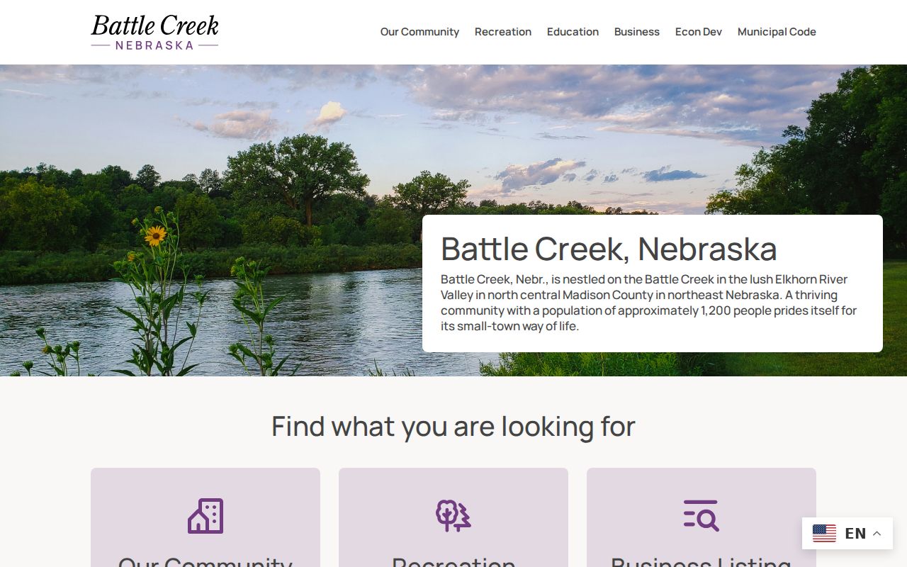Madison County court docket context from the Battle Creek city website