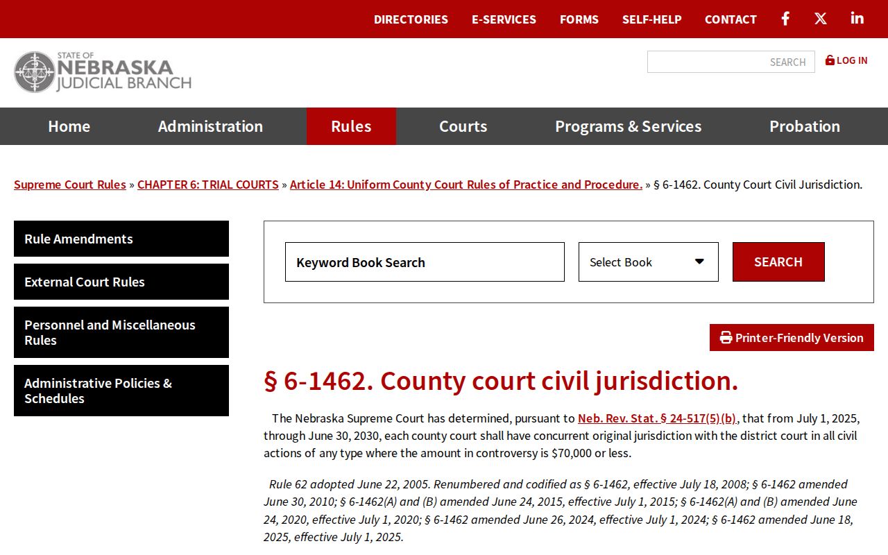 Madison County civil docket jurisdiction rule source