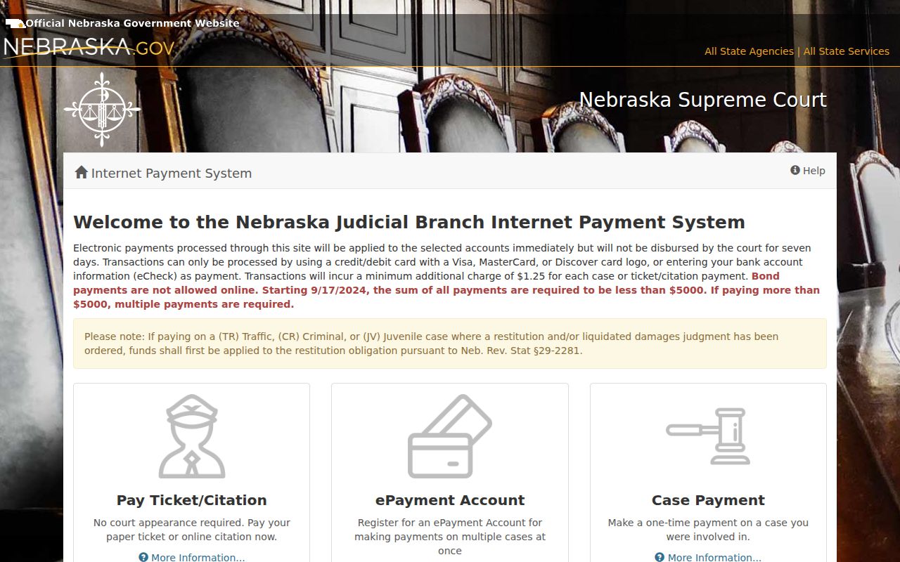 Madison County traffic court payment record source